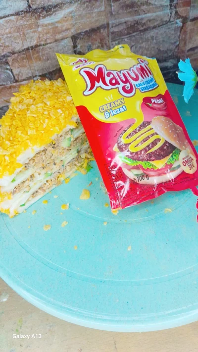 Tuna sandwich mayo crispy triangle