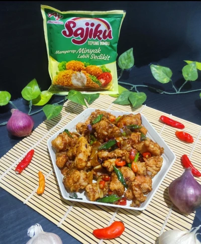 Udang Popcorn Pedas Manis