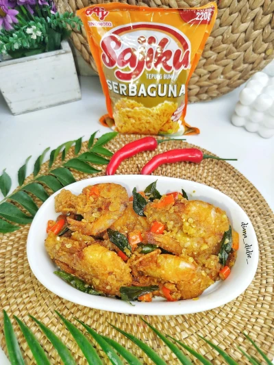 Udang Saus Telur Asin Ala Sajiku