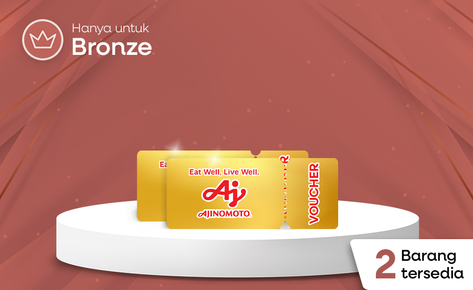 [HANYA UNTUK BRONZE] Voucher Ajinomoto 100rb