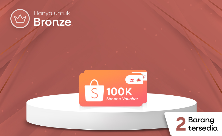 [HANYA UNTUK BRONZE] Voucher Shopee Ajinomoto 100rb