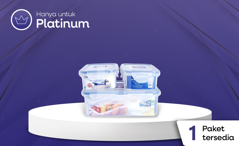 [HANYA UNTUK PLATINUM] Food Container Set