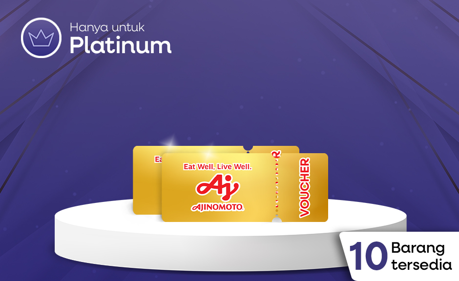 [HANYA UNTUK PLATINUM] Voucher Ajinomoto 100rb