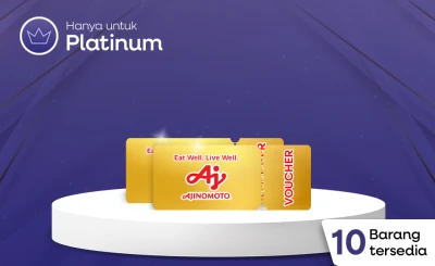 [HANYA UNTUK PLATINUM] Voucher Ajinomoto 100rb
